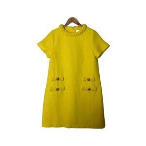 TUCKERNUCK Yellow Tweed Jackie Dress S 1087
